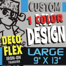 Custom Deco Flex LARGE Iron-on