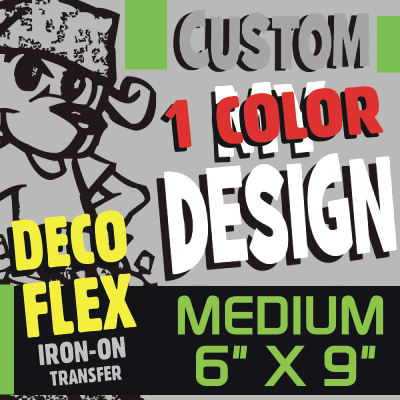 Custom Deco Flex MEDIUM Iron-on