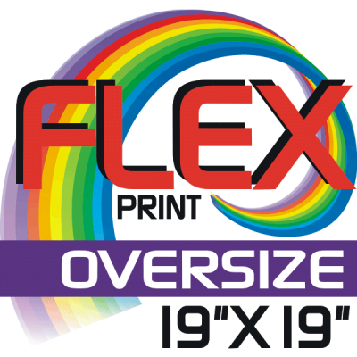 Custom Flex Print OVER SIZE Iron-on