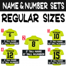 Name & Number Iron-on