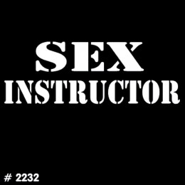 Sex Instructor Iron-on Decal