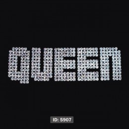 Queen Glitter Iron-on Decals