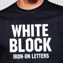 Block Iron-on Letters