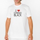 Love Conrad Black T-Shirts