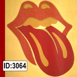 Rolling Stones Vintage Glitter Logo Tee