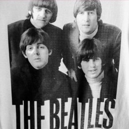 Beatles Band Shot B&W T-Shirt
