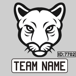 Panther Custom Team Logo Iron-on