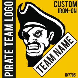 Pirate Custom Team Logo Iron-on