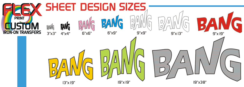 design sizes